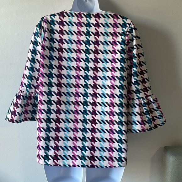 ⚡️Last days! Houndstooth Blouse by Tracy Negoshian - Picture 2 of 10